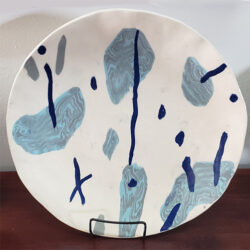 Ceramic with blue/white variations
14 diameter
$125
For more information:
340-777-3060
mangotango3000@gmail.com