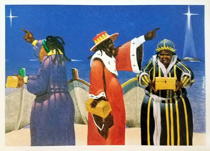 art card for Three King's Day by Don Dahlke